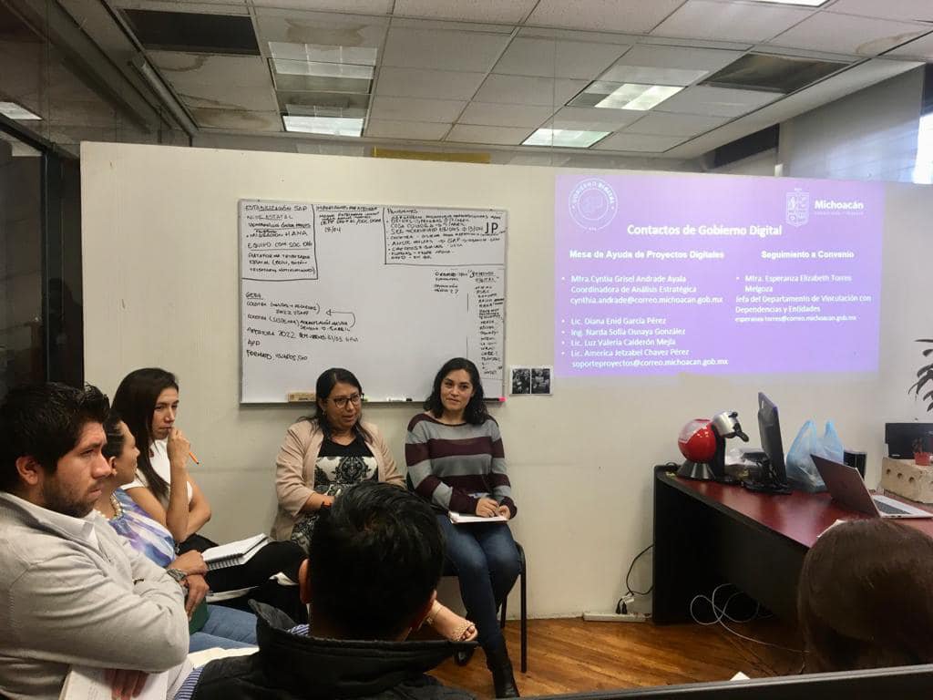 Reunión Gobierno Digital Llave Michoacán