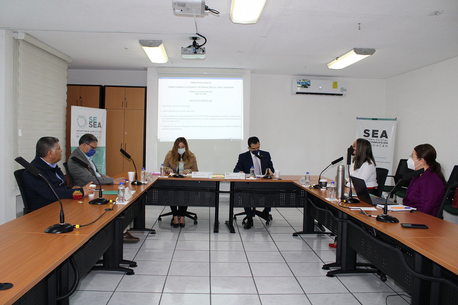 1ra. Sesión Ordinaria de la Comisión Permanente de Denuncias y Recomendaciones del Comité Coordinador (27-08-2021)