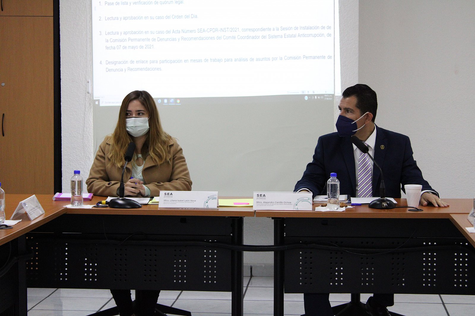 1ra. Sesión Ordinaria de la Comisión Permanente de Denuncias y Recomendaciones del Comité Coordinador (27-08-2021)