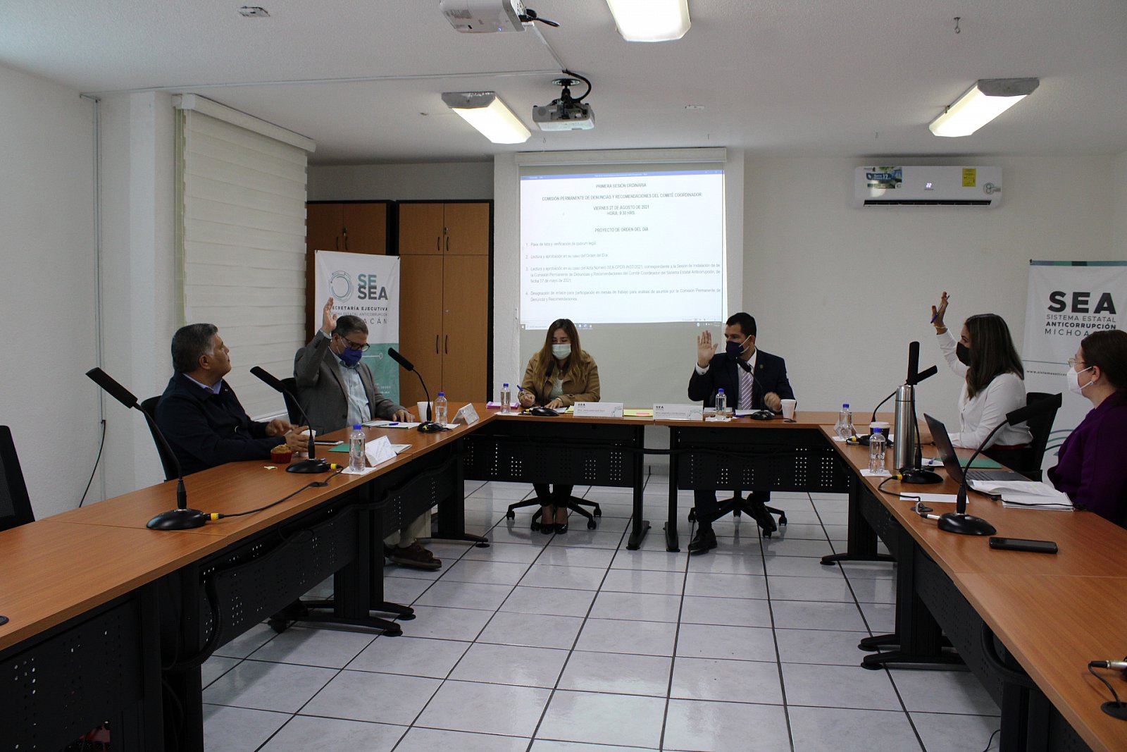 1ra. Sesión Ordinaria de la Comisión Permanente de Denuncias y Recomendaciones del Comité Coordinador (27-08-2021)