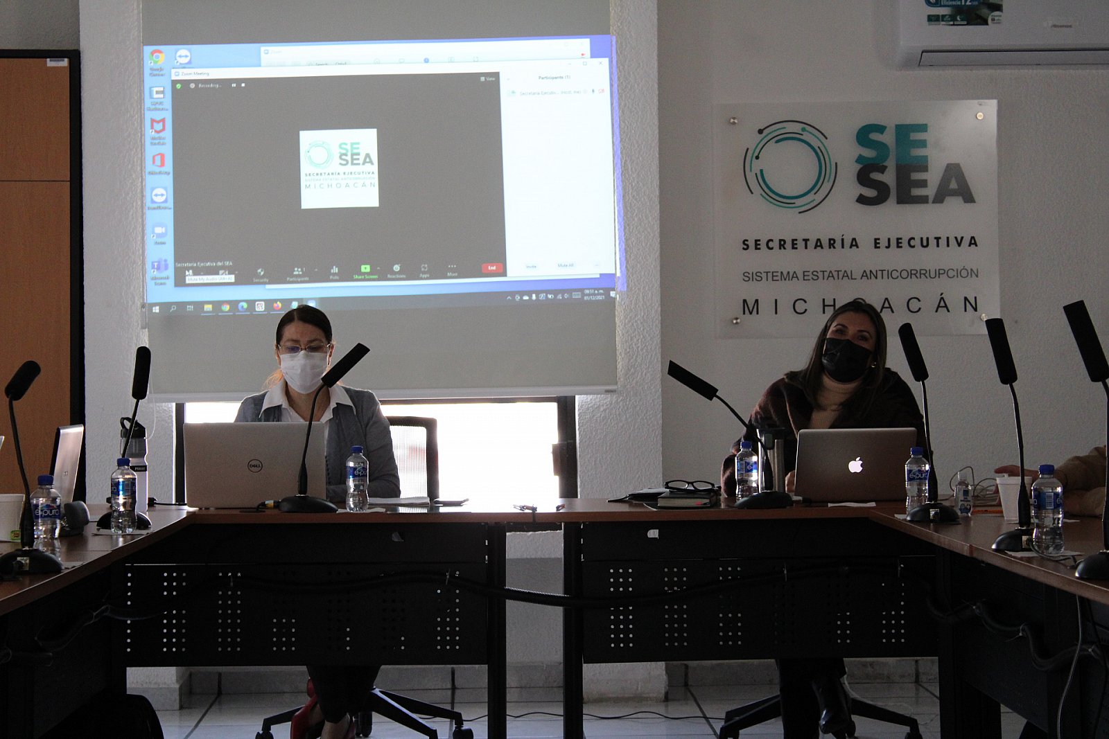 Reunión de Trabajo con Enlaces del Comité Coordinador del SEA (01/12/2021)