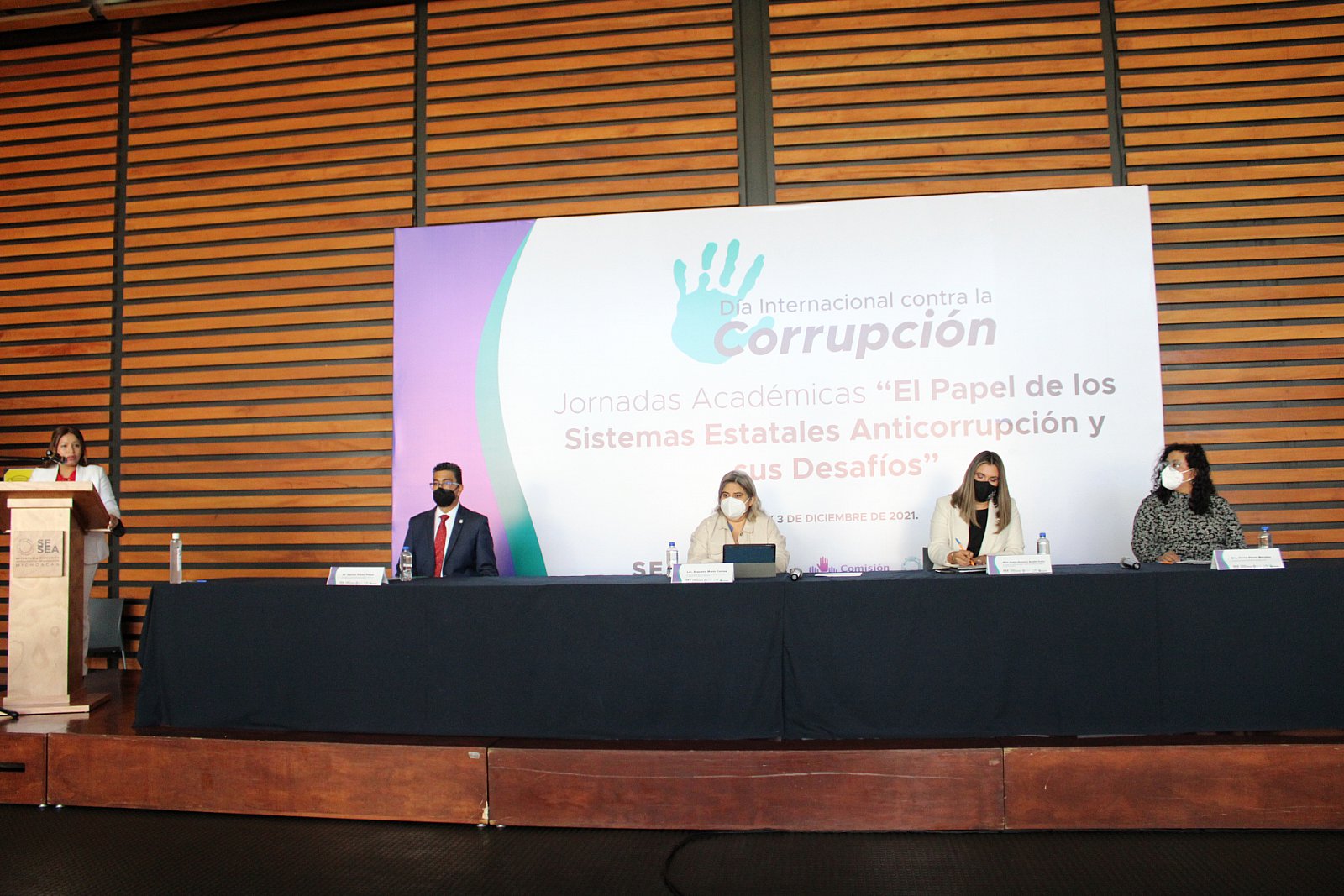 Inauguración de las Jornadas Académicas "El Papel de los Sistemas Estatales Anticorrupción y sus Desafíos" (02/12/2021)