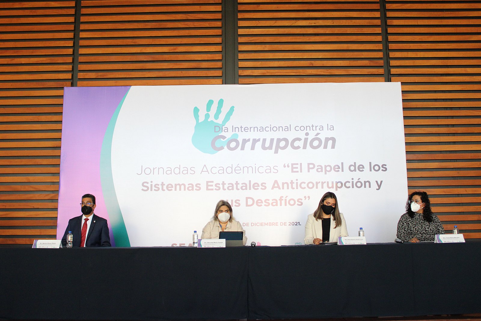 Inauguración de las Jornadas Académicas "El Papel de los Sistemas Estatales Anticorrupción y sus Desafíos" (02/12/2021)