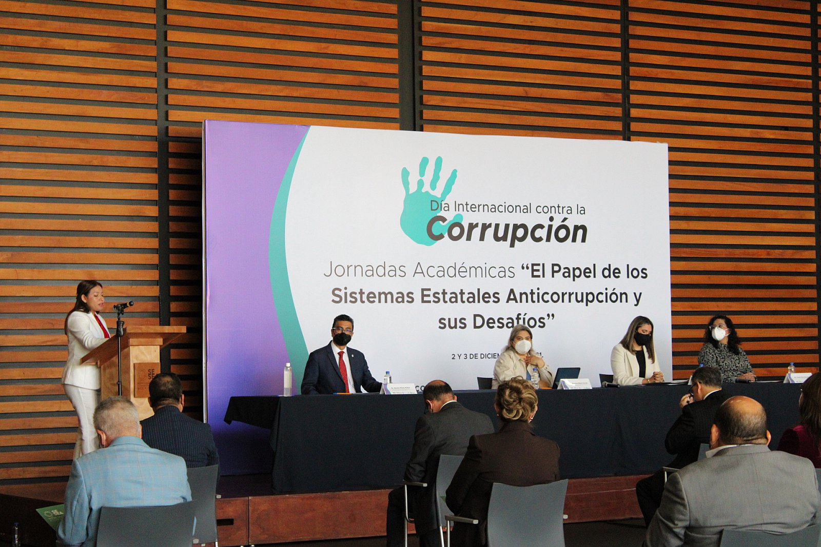 Inauguración de las Jornadas Académicas "El Papel de los Sistemas Estatales Anticorrupción y sus Desafíos" (02/12/2021)