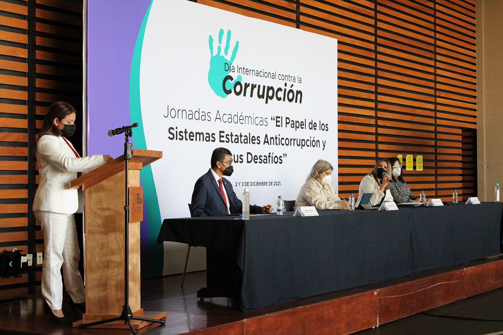 Inauguración de las Jornadas Académicas "El Papel de los Sistemas Estatales Anticorrupción y sus Desafíos" (02/12/2021)