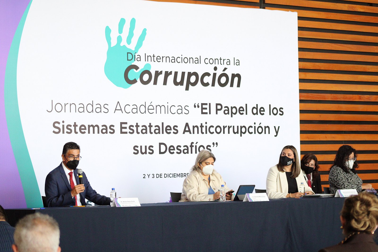 Inauguración de las Jornadas Académicas "El Papel de los Sistemas Estatales Anticorrupción y sus Desafíos" (02/12/2021)