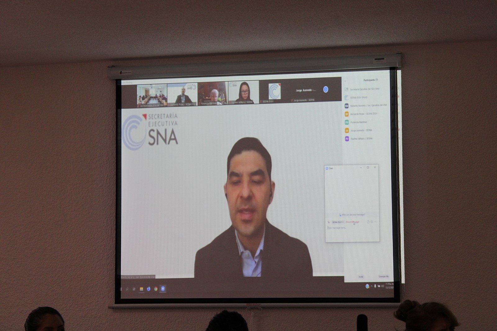 1ra. Reunión de trabajo de Enlaces del Comité Coordinador con SESNA (13-12-2021) 