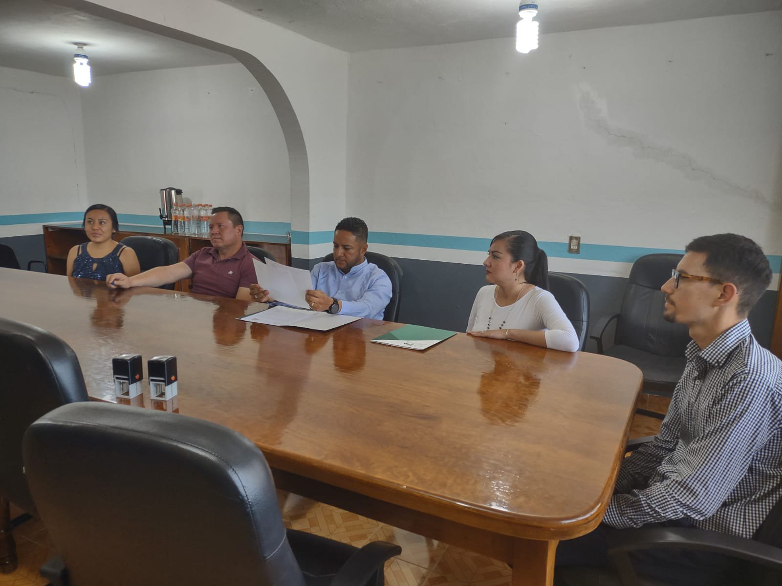 Firma de la Donación del S1 Áporo y Epitacio Huerta