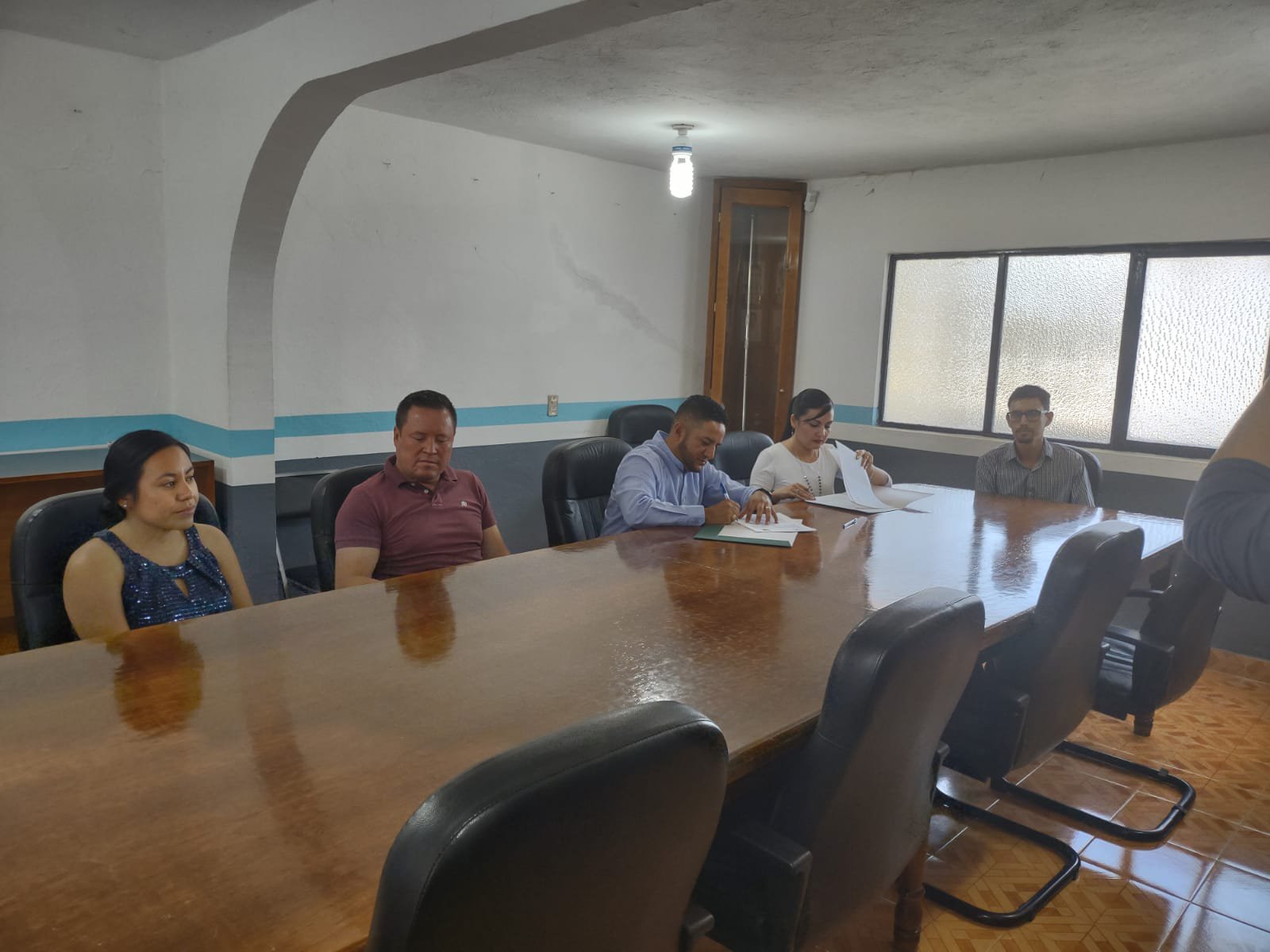 Firma de la Donación del S1 Áporo y Epitacio Huerta